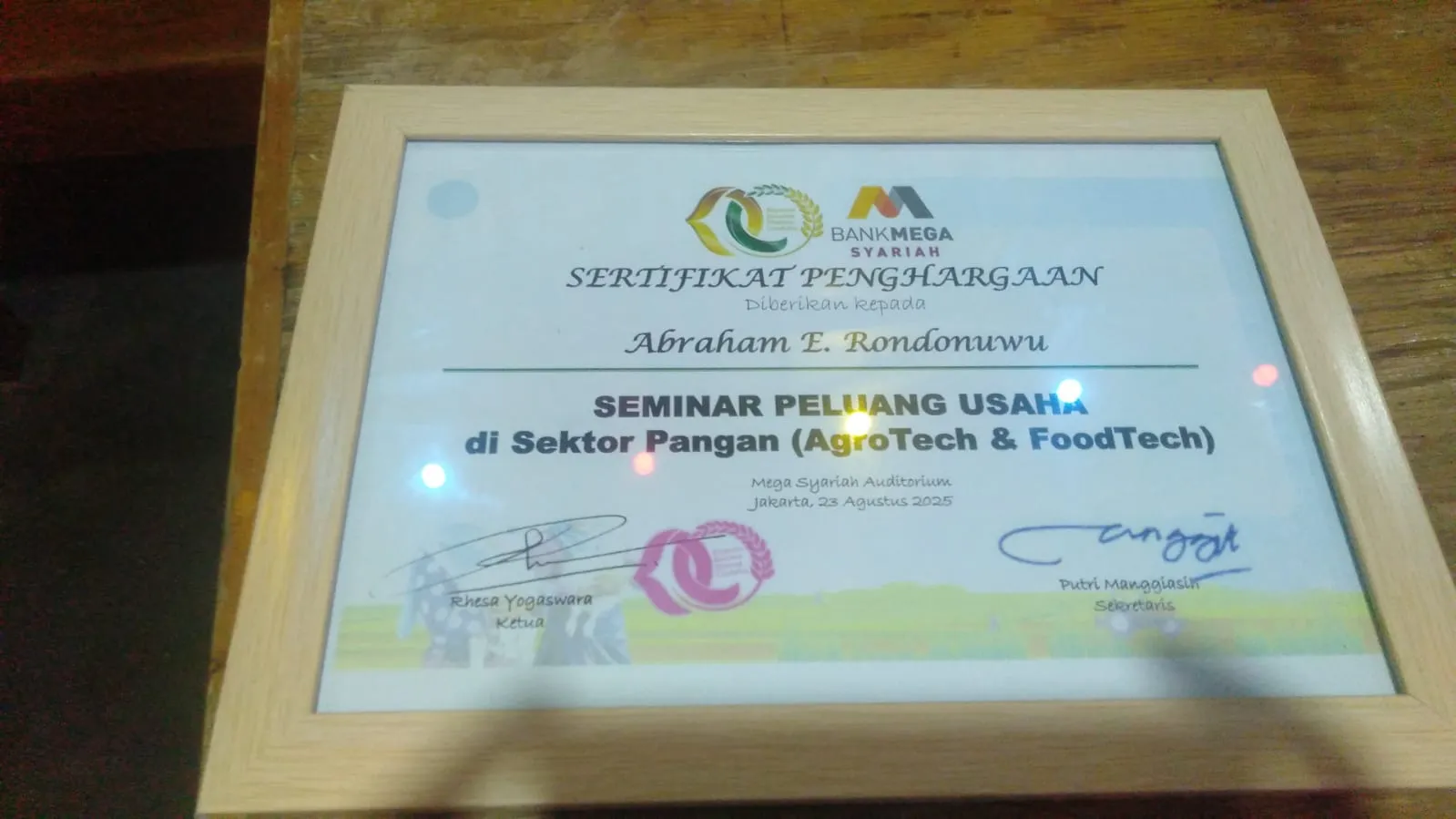 Seminar peluang usaha di sektor pangan